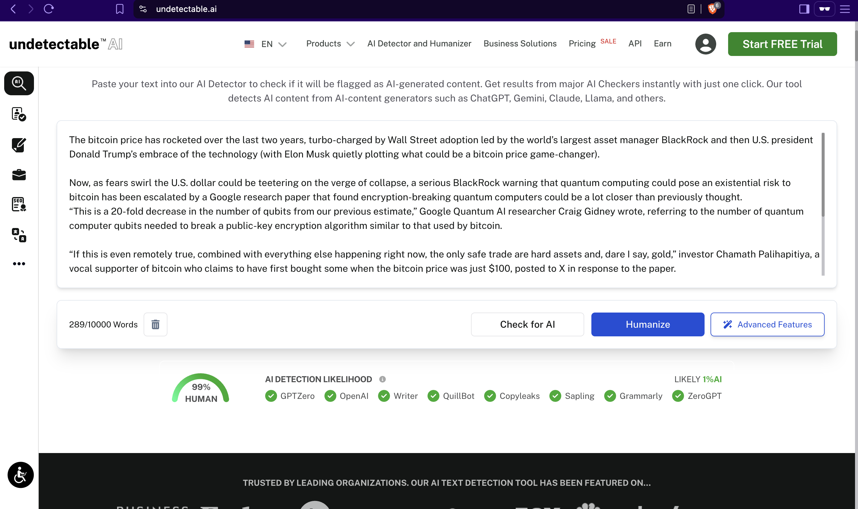 Weighing in on AI Content Detection Tools - sorry, I don't believe them